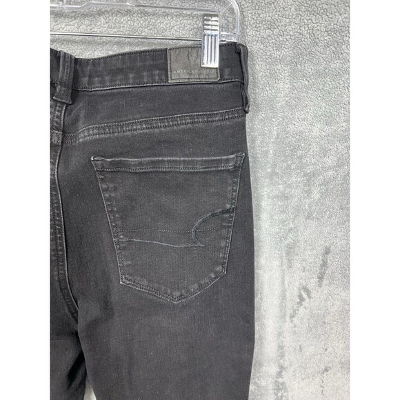 American Eagle Women's 10 Regular Next Level Hi-Rise Jegging Jeans Black M - Picture 9 of 16
